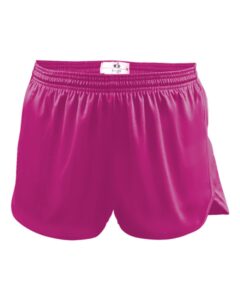 Alleson Athletic 7278 Women’s B-Core Track Shorts – Hot Pink
