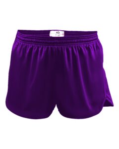 Alleson Athletic 7278 Women’s B-Core Track Shorts – Purple