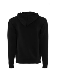 Next Level 9602 Unisex Santa Barbara Full-Zip Hoodie Sweatshirt – Black (back)