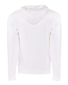 Next Level 9602 Unisex Santa Barbara Full-Zip Hoodie Sweatshirt – White (back)