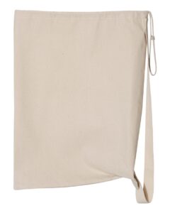 OAD OAD109 Medium Laundry Bag – Natural (back)