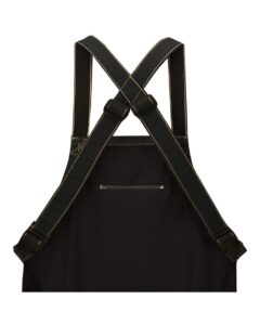 Red Kap TD20 Shop Apron – Prewashed Black Denim (back)