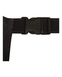 Red Kap TD20 Shop Apron – Prewashed Black Denim (side)