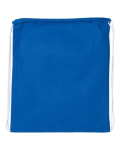 Q-Tees Q4500L Large Economical Cotton Drawstring Bag – Royal