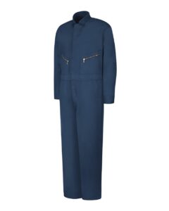 Red Kap CC18EXT Men’s Extended Sizes Zip-Front Cotton Coverall – Navy