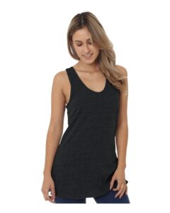 Bayside 5820 Women’s USA-Made Triblend Tank Top – Tri Black
