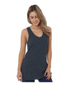 Bayside 5820 Women’s USA-Made Triblend Tank Top – Tri Charcoal