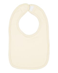 Rabbit Skins 1005 Infant Premium Jersey Bib – Natural (side)