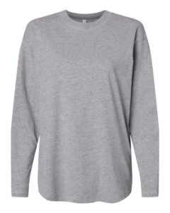 LAT 3508 Women’s Fine Jersey Long Sleeve Tee – Heather