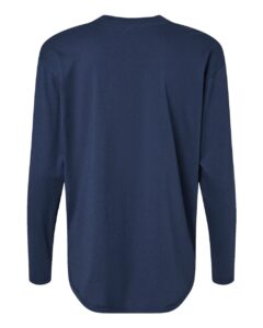 LAT 3508 Women’s Fine Jersey Long Sleeve Tee – Denim (back)