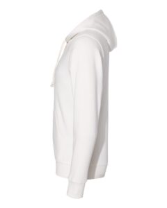 J. America 8871 Men’s Triblend Fleece Hooded Sweatshirt – Antique White Triblend (side)