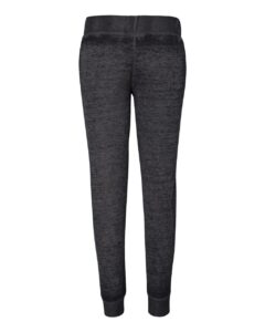 J. America 8944 Women’s Vintage Zen Fleece Joggers – Twisted Black (back)
