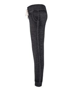 J. America 8944 Women’s Vintage Zen Fleece Joggers – Twisted Black (side)