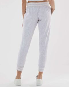 J. America 8654 Women’s Relay Joggers – Ash (on model back)