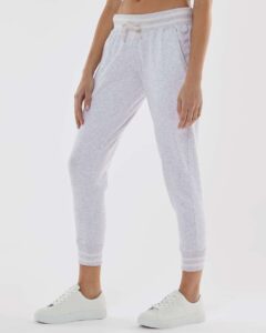 J. America 8654 Women’s Relay Joggers – Ash (on model side)