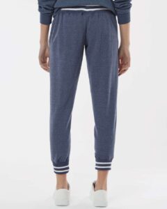 J. America 8654 Women’s Relay Joggers – Navy (on model back)