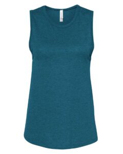 BELLA + CANVAS 6003 Women’s Jersey Muscle Tank – Heather Deep Teal