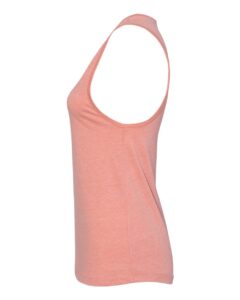 BELLA + CANVAS 6003 Women’s Jersey Muscle Tank – Heather Sunset (side)