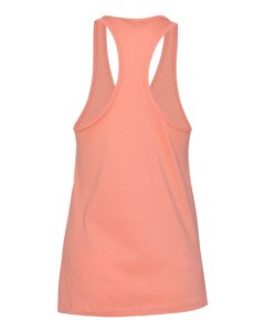 BELLA + CANVAS 6008 Women’s Jersey Racerback Tank – Sunset (back)
