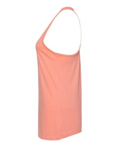 BELLA + CANVAS 6008 Women’s Jersey Racerback Tank – Sunset (side)