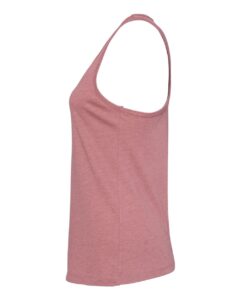 BELLA + CANVAS 6008 Women’s Jersey Racerback Tank – Heather Mauve (side)