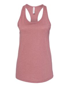BELLA + CANVAS 6008 Women’s Jersey Racerback Tank – Heather Mauve