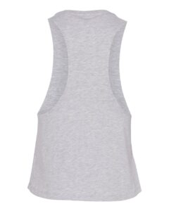 BELLA + CANVAS 6682 Women’s Racerback Crop Tank – Athletic Heather (back)