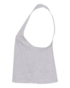 BELLA + CANVAS 6682 Women’s Racerback Crop Tank – Athletic Heather (side)