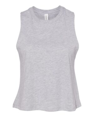 BELLA + CANVAS 6682 Women’s Racerback Crop Tank – Athletic Heather