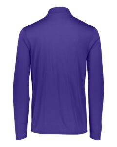 Augusta Sportswear 2785 Men’s Attain Color Secure® Performance Quarter-Zip Pullover – Purple (back)