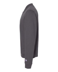 Champion CO100 Unisex Bomber Jacket – Charcoal Heather (side)