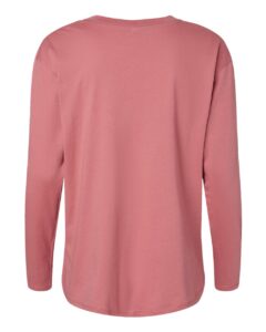 LAT 3508 Women’s Fine Jersey Long Sleeve Tee – Mauvelous (back)