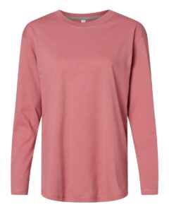 LAT 3508 Women’s Fine Jersey Long Sleeve Tee – Mauvelous
