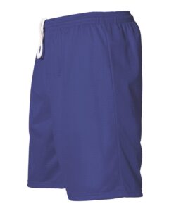 Alleson Athletic 567P Men’s Mesh Shorts – Royal (side)