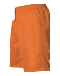 Alleson Athletic 566PY Youth Extreme Mesh Shorts – Orange (side)