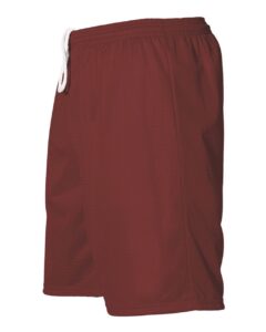 Alleson Athletic 569P Men’s Extreme Mesh Shorts – Cardinal (side)