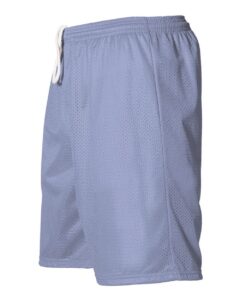 Alleson Athletic 569P Men’s Extreme Mesh Shorts – Columbia Blue  (side)