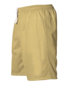 Alleson Athletic 569P Men’s Extreme Mesh Shorts – Vegas Gold (side)