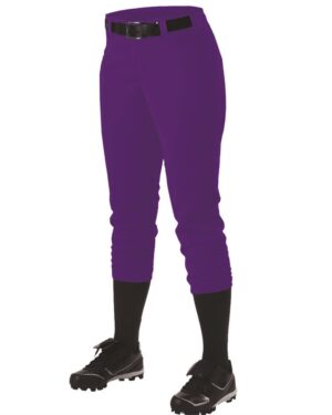 Alleson Athletic 605PBWY Girls’ Fastpitch Softball Pants with Belt Loops