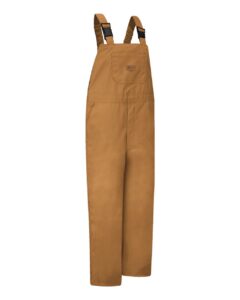 Red Kap BD30 Men’s Insulated Blended Duck Bib Overall – Brown Duck (side)
