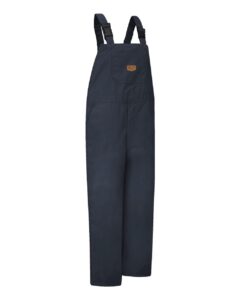 Red Kap BD30 Men’s Insulated Blended Duck Bib Overall – Navy Duck (side)