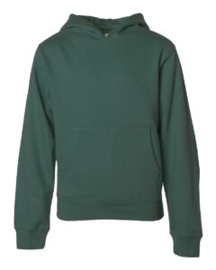 Independent Trading Co. SS4001Y Youth Midweight Hooded Sweatshirt – Alpine Green