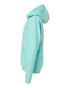 Independent Trading Co. SS4001Y Youth Midweight Hooded Sweatshirt – Mint (side)