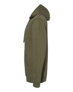 Independent Trading Co. SS4500 Unisex Midweight Hooded Sweatshirt – Army (side)