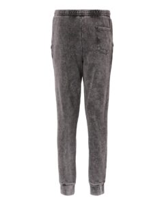 Independent Trading Co. PRM50PTMW Unisex Mineral Wash Fleece Sweatpants – Black (back)