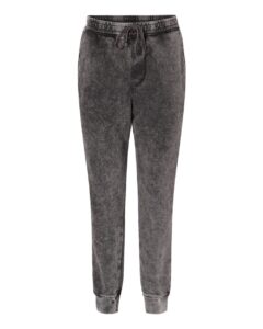 Independent Trading Co. PRM50PTMW Unisex Mineral Wash Fleece Sweatpants – Black