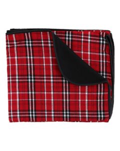 Boxercraft FB250 Flannel Blanket – Red/ Black