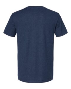 JERZEES 560MR Premium Blend Ring-Spun T-Shirt – Indigo Heather (back)