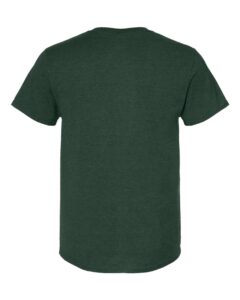 JERZEES 560MR Premium Blend Ring-Spun T-Shirt – Forest Green Heather (back)