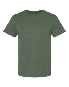 JERZEES 560MR Premium Blend Ring-Spun T-Shirt – Military Green Heather